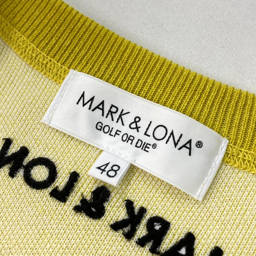 MARK&LONA マークアンドロナ ニットセーター イエロー系 48 ゴルフ