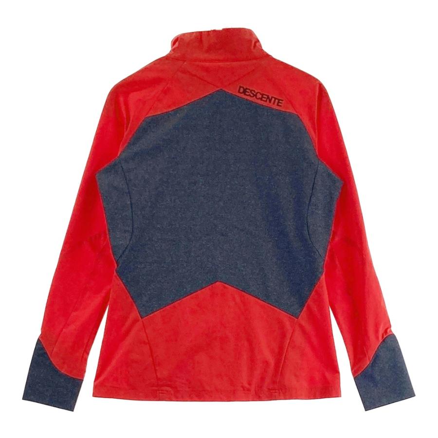 DESCENTE GOLF デサントゴルフ ジップジャケット レッド系 S ゴルフ