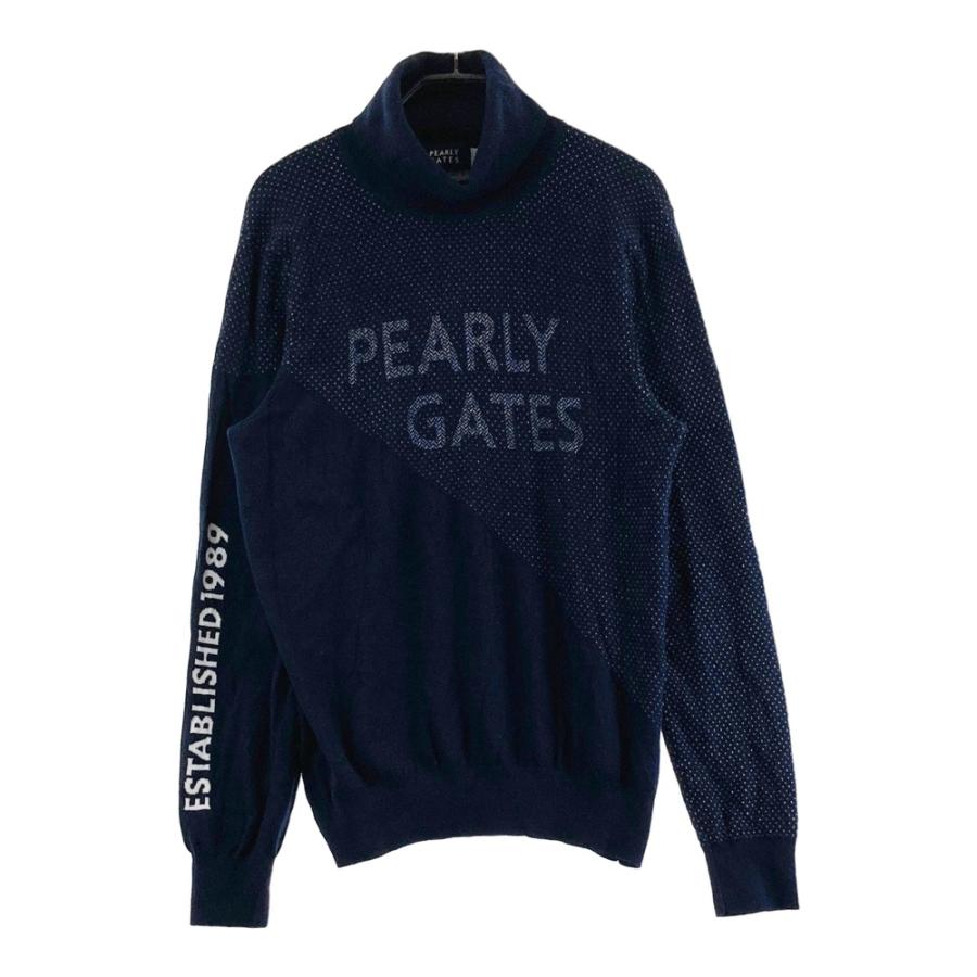 PEARLY GATES タートルニット　新品未使用　タグつき PEARLY GATES（パーリーゲイツ） 2024年モデル タートルネック ニット