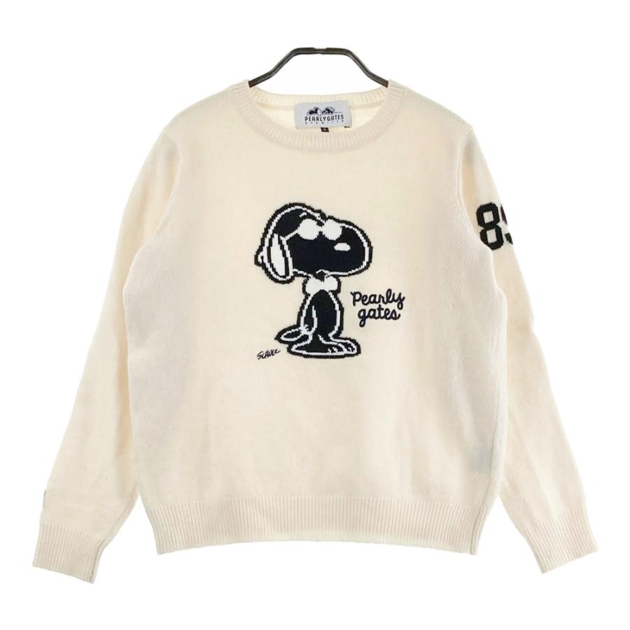 PEARLY GATES パーリーゲイツ ×PENUTS ニットセーター スヌーピー