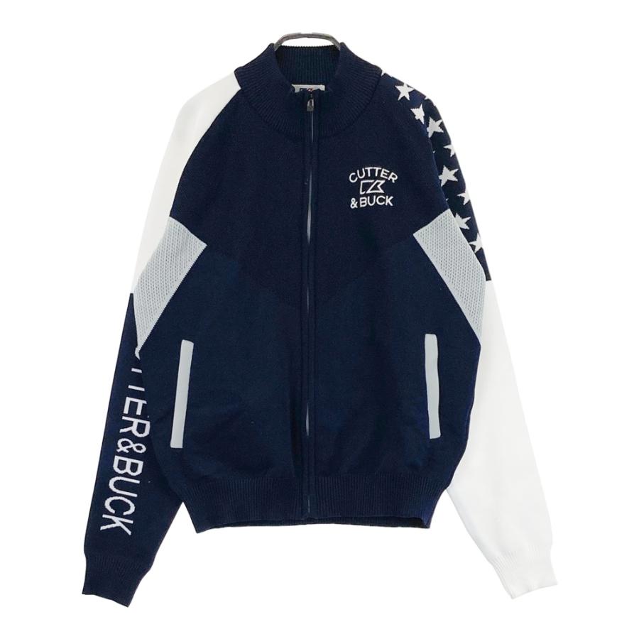 CUTTER&BUCK カッターアンドバック 長袖 ジップジャケット ネイビー系