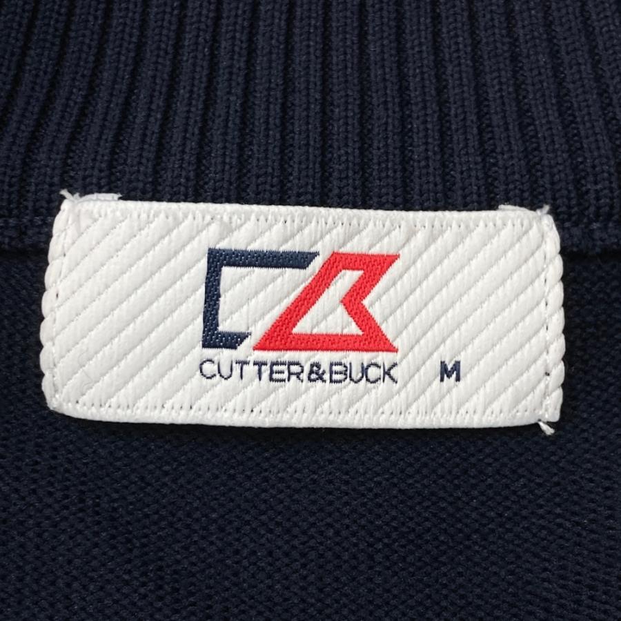カッターアンドバック　ゴルフウェア CUTTER&BUCK カッターアンドバック 長袖 ジップジャケット ネイビー系