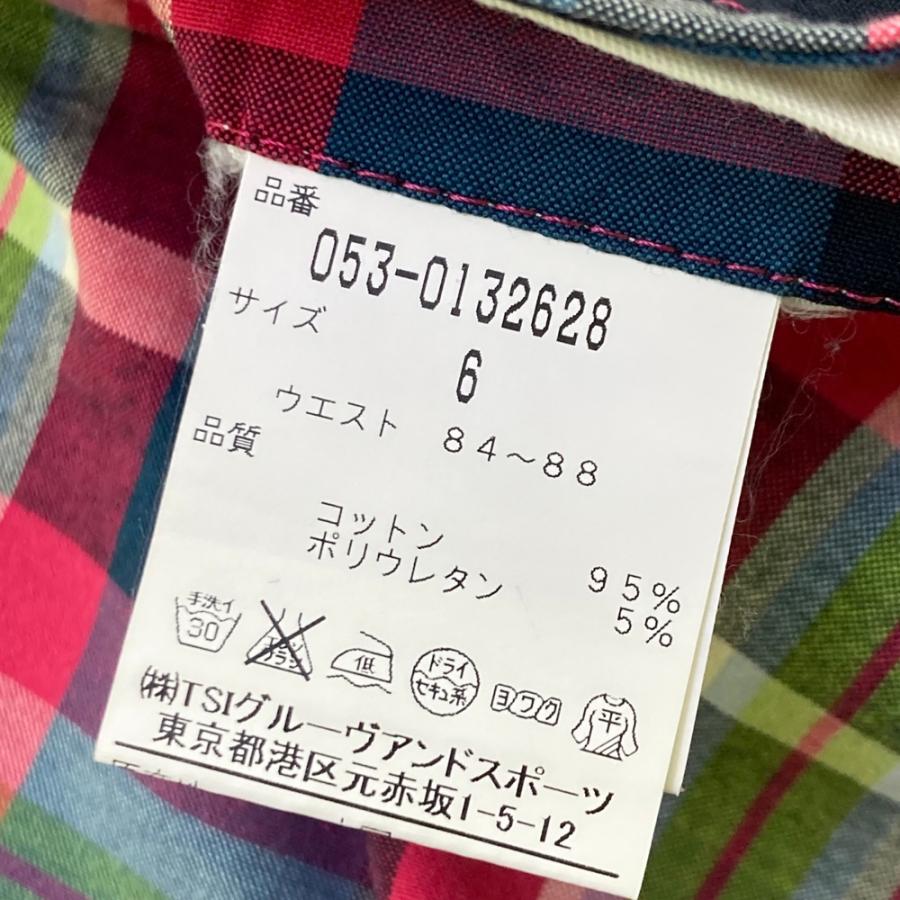 PEARLY GATES パーリーゲイツ ハーフパンツ チェック柄 ピンク系 6