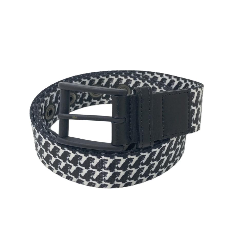 PEARLY GATES パーリーゲイツ ベルト T-REX 恐竜 総柄 ホワイト系