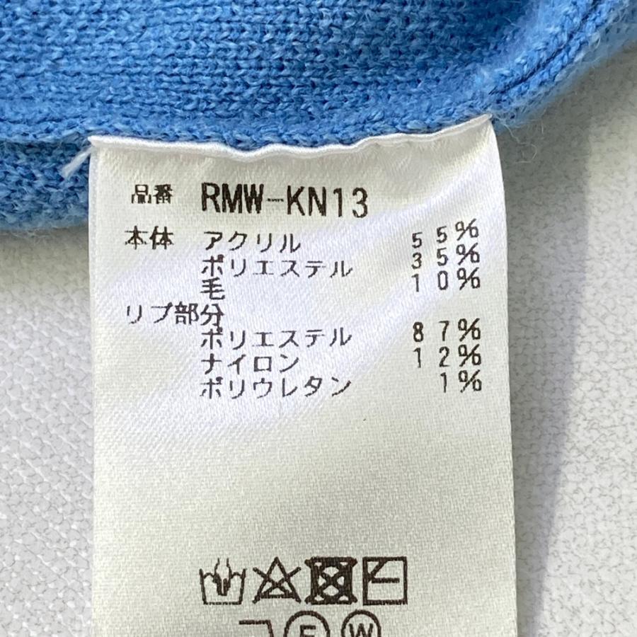 レザレクション　ニットウェア　RMW-KN13 XL RESURRECTION レザレクション RMW-KN13 ニットセーター 総柄 ブルー系