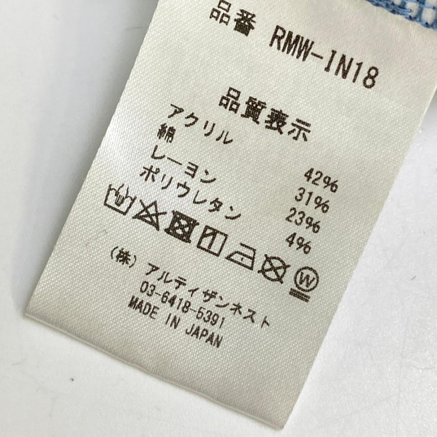 Resurrection（レザレクション）ハーフジップタグ付き RESURRECTION レザレクション 起毛 ハーフジップ 長袖Tシャツ ブルー系