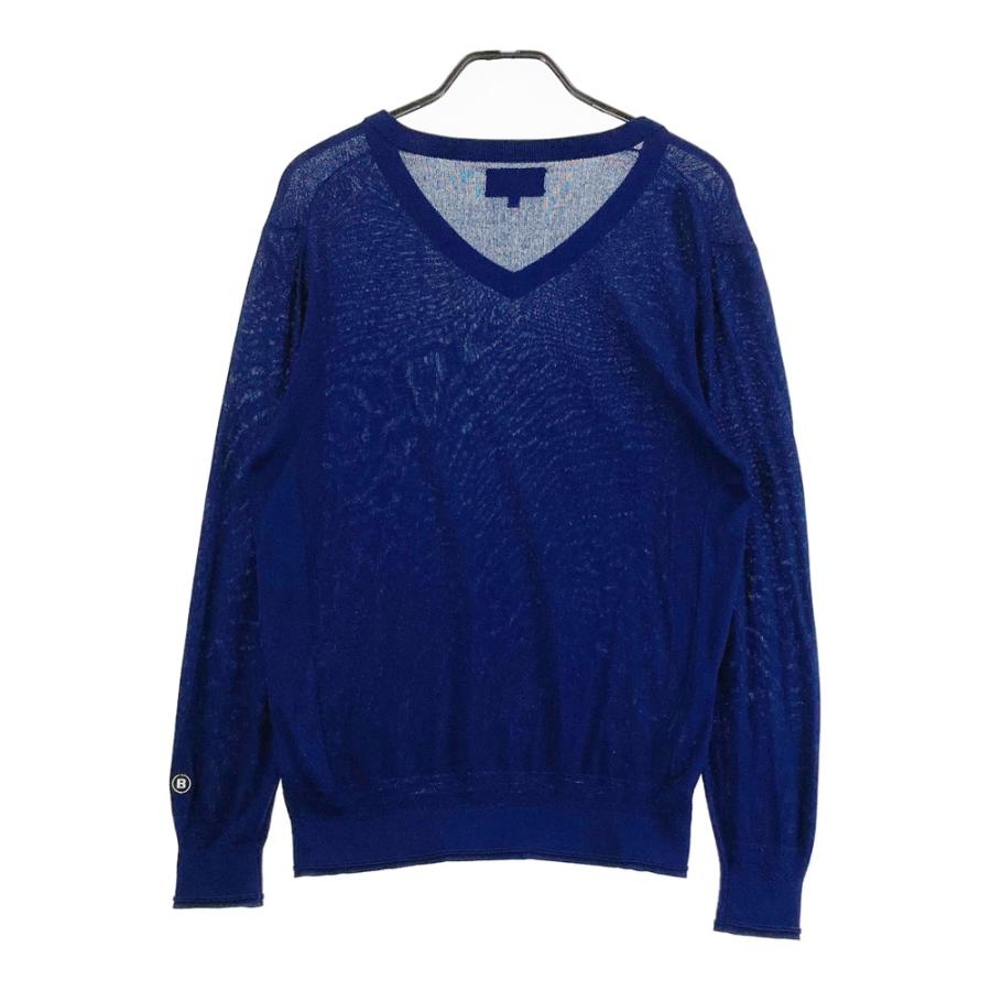 BRIEFING GOLF ブリーフィング Vネック ニットセーター ネイビー系 L