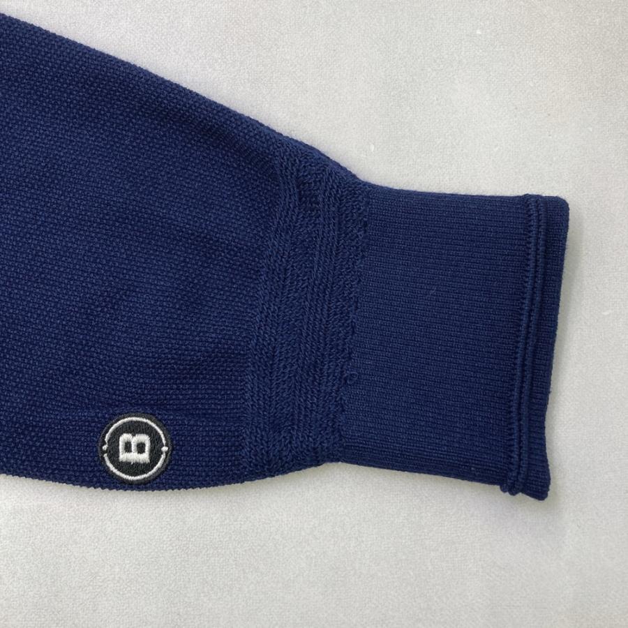 BRIEFING GOLF ブリーフィング Vネック ニットセーター ネイビー系 L