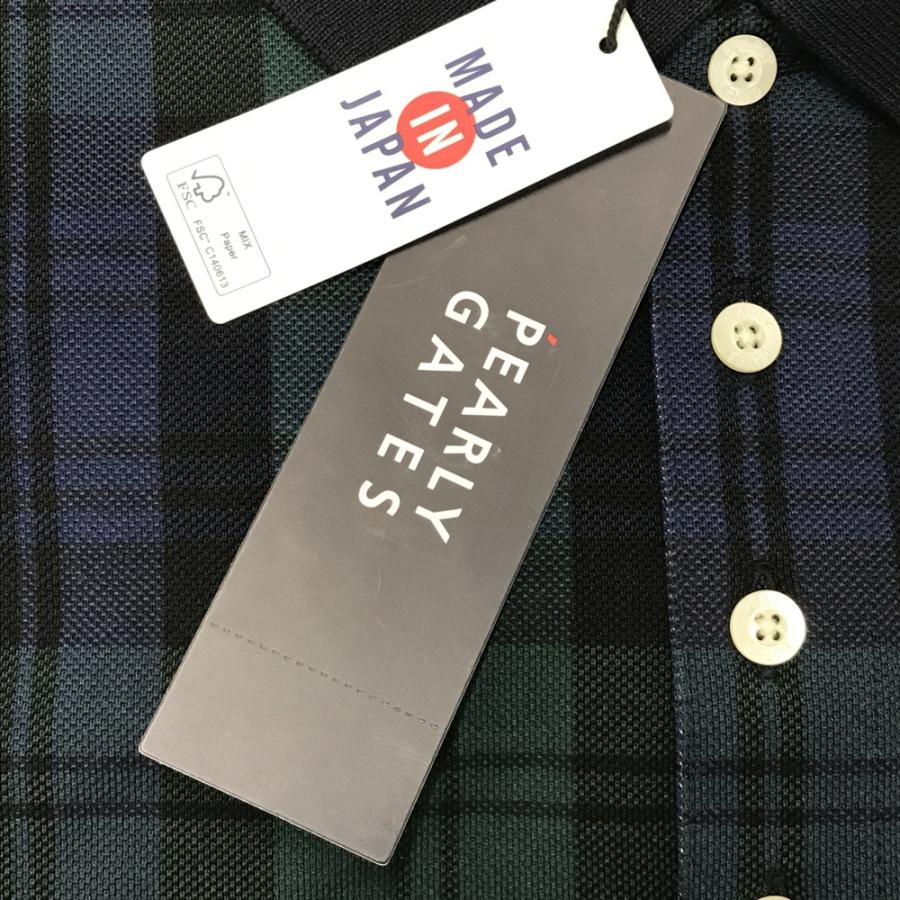 新品】PEARLY GATES パーリーゲイツ 半袖ポロシャツ チェック柄