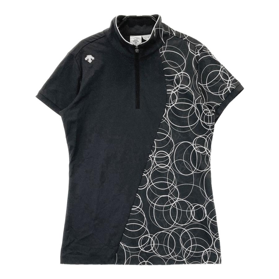 DESCENTE GOLF デサントゴルフ DGWPJA13 ハーフジップ 半袖Tシャツ 総