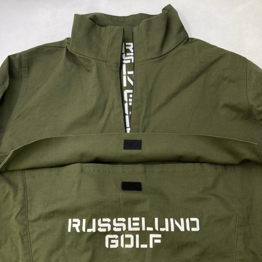 RUSSELUNO ラッセルノ ハーフジッププルオーバー カーキ系 1 ゴルフ