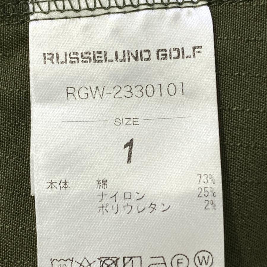 RUSSELUNO ラッセルノ ハーフジッププルオーバー カーキ系 1 ゴルフ