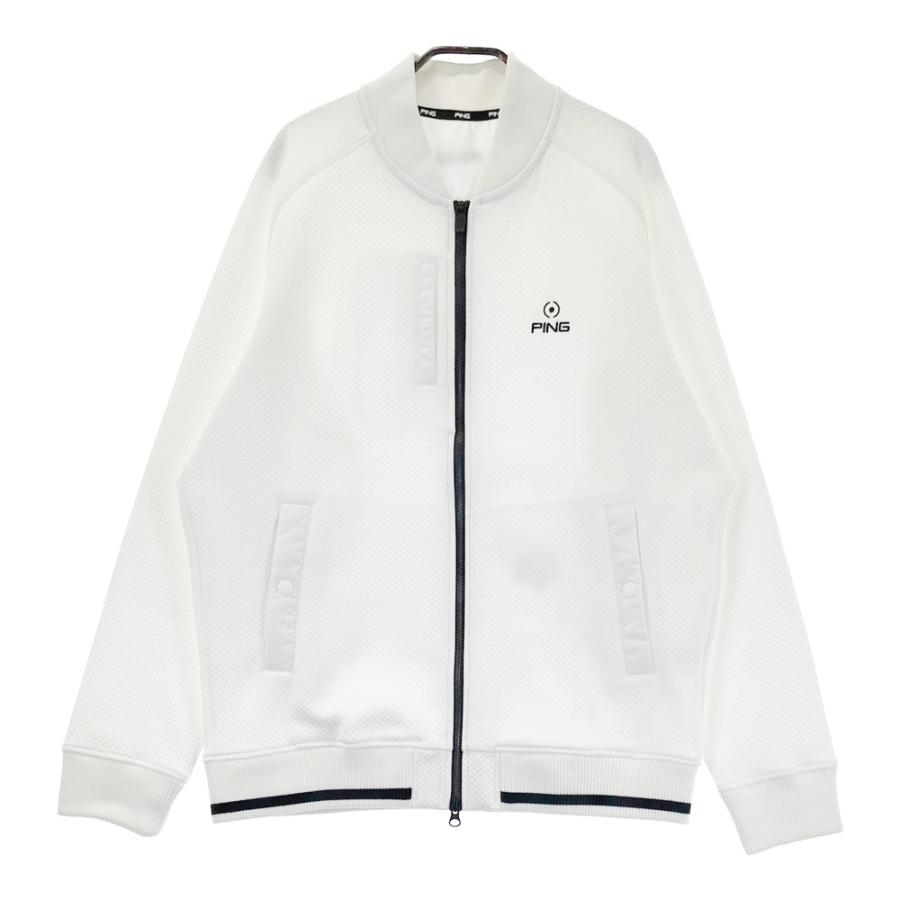 PING ピン ジップジャケット ホワイト系 LL ゴルフウェア メンズ