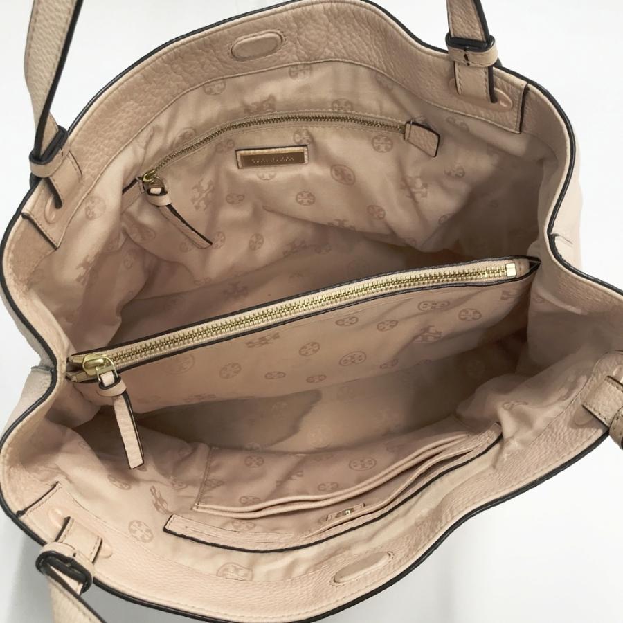 TORY BURCH（トリーバーチ） レザー トートバッグ ピンク系 : ブランド