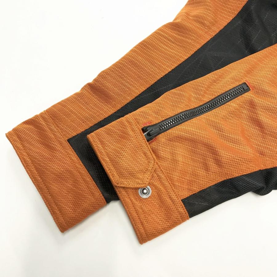 KUSHITANI クシタニ K-2369 フルメッシュパーカージャケット オレンジ