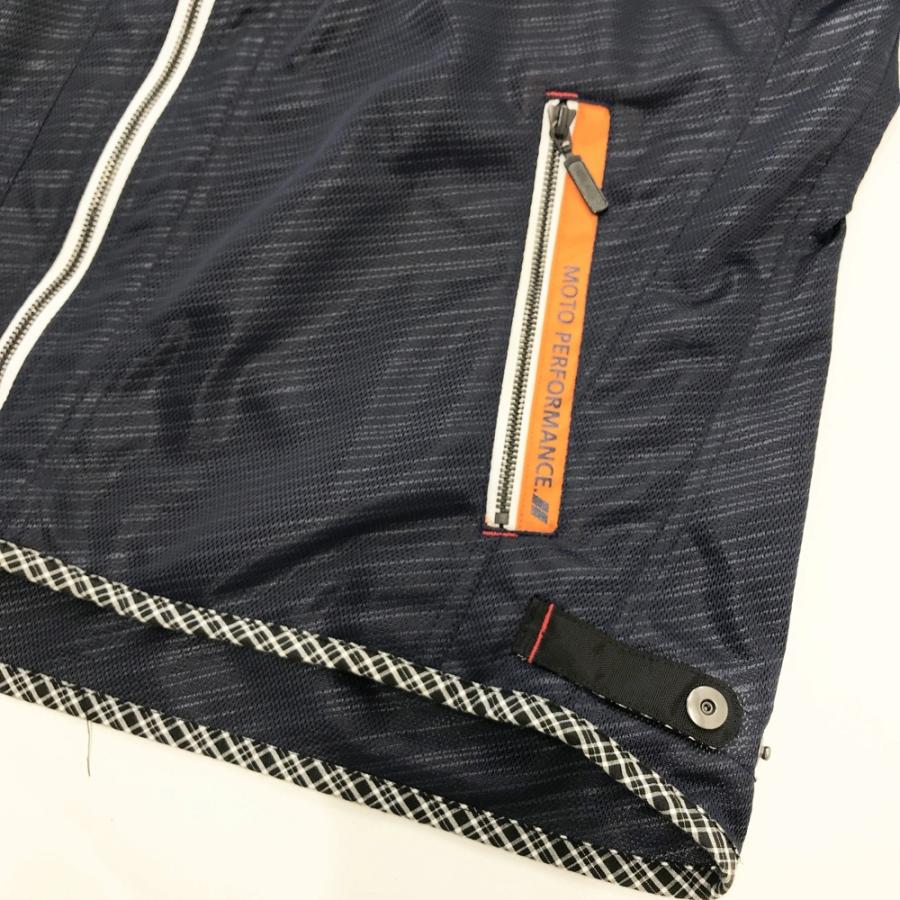 KUSHITANI クシタニ K-2385 フルメッシュパーカージャケット ネイビー