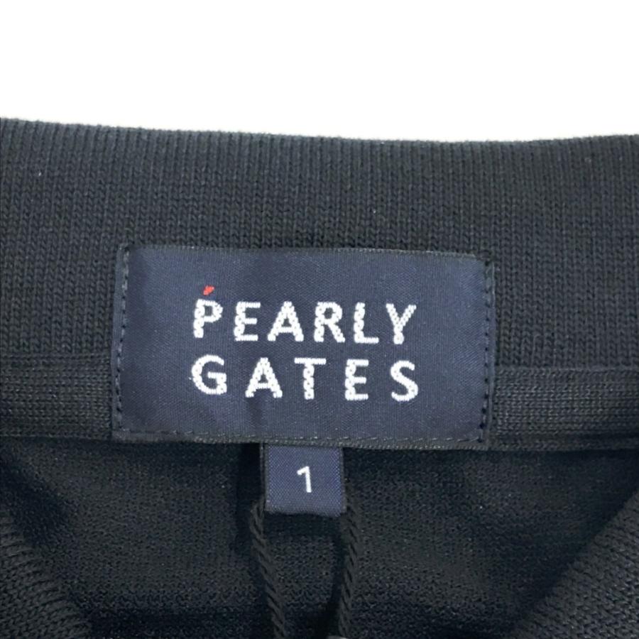 【新品】PEARLY GATES パーリーゲイツ 2024年 半袖ポロシャツ  ネイビー系 1 ゴルフウェア レディースの画像