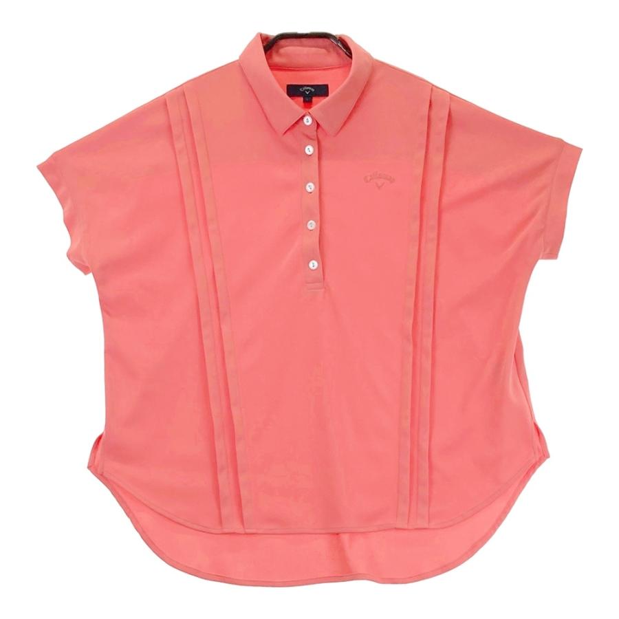 CALLAWAY キャロウェイ 半袖ポロシャツ ピンク系 L ゴルフウェア