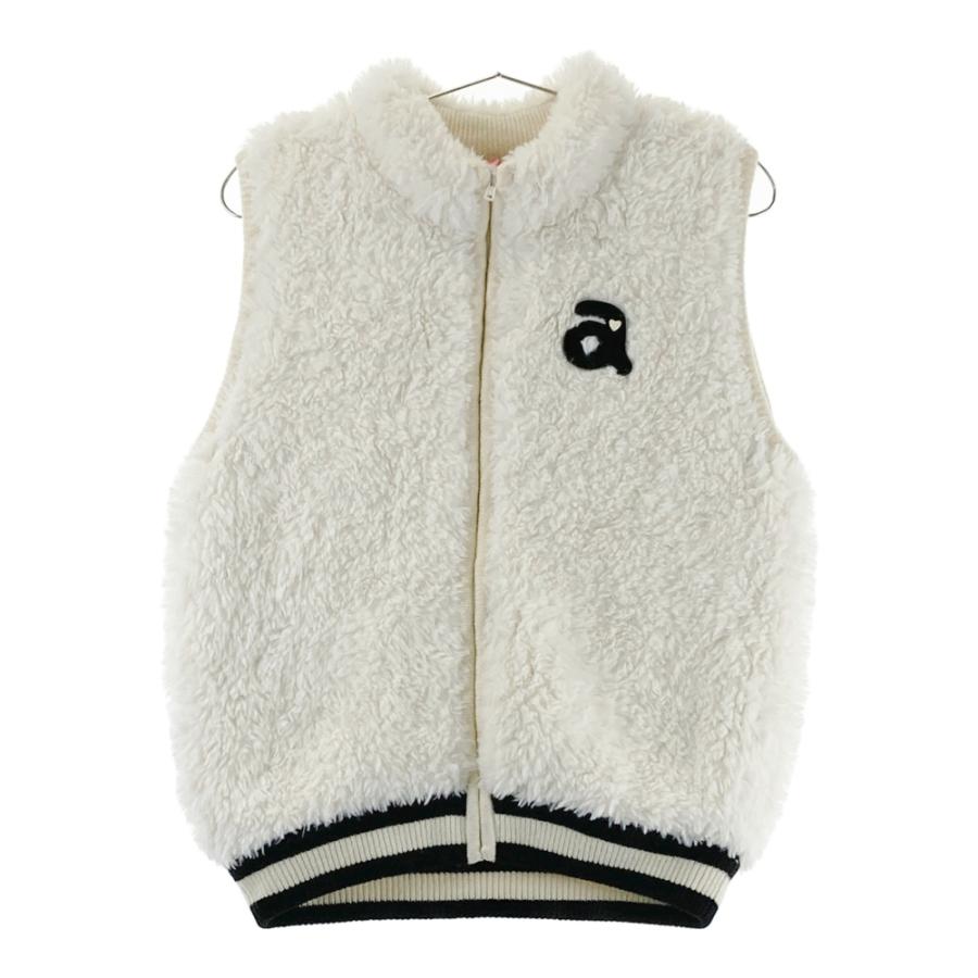 ARCHIVIO アルチビオ 蓄熱裏地付き ボアニットベスト ベージュ系 38