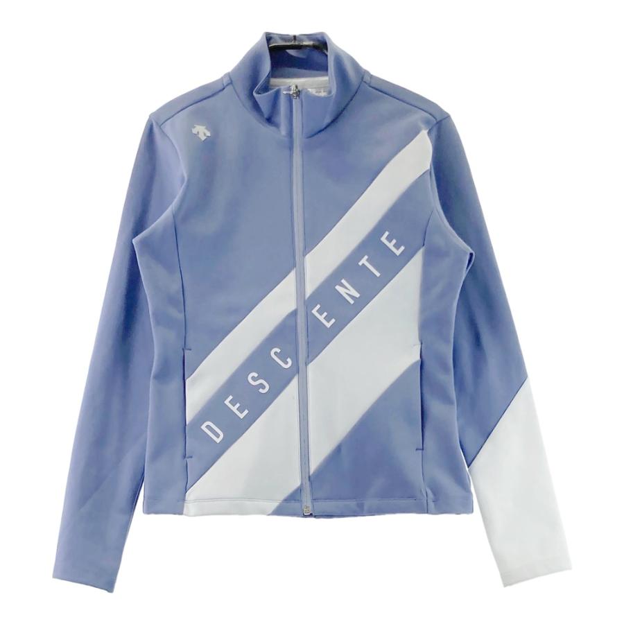 DESCENTE GOLF デサントゴルフ バイカラー 長袖ジャケット ブルー系 M