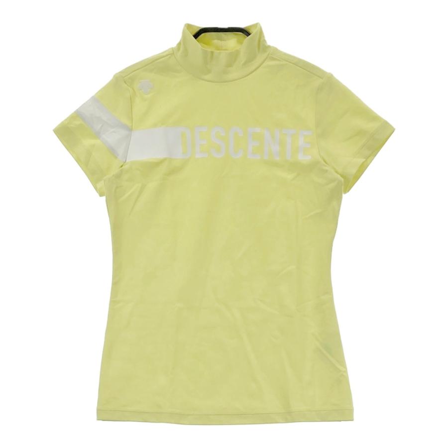 DESCENTE GOLF デサントゴルフ ロゴ入り モックネック半袖Tシャツ