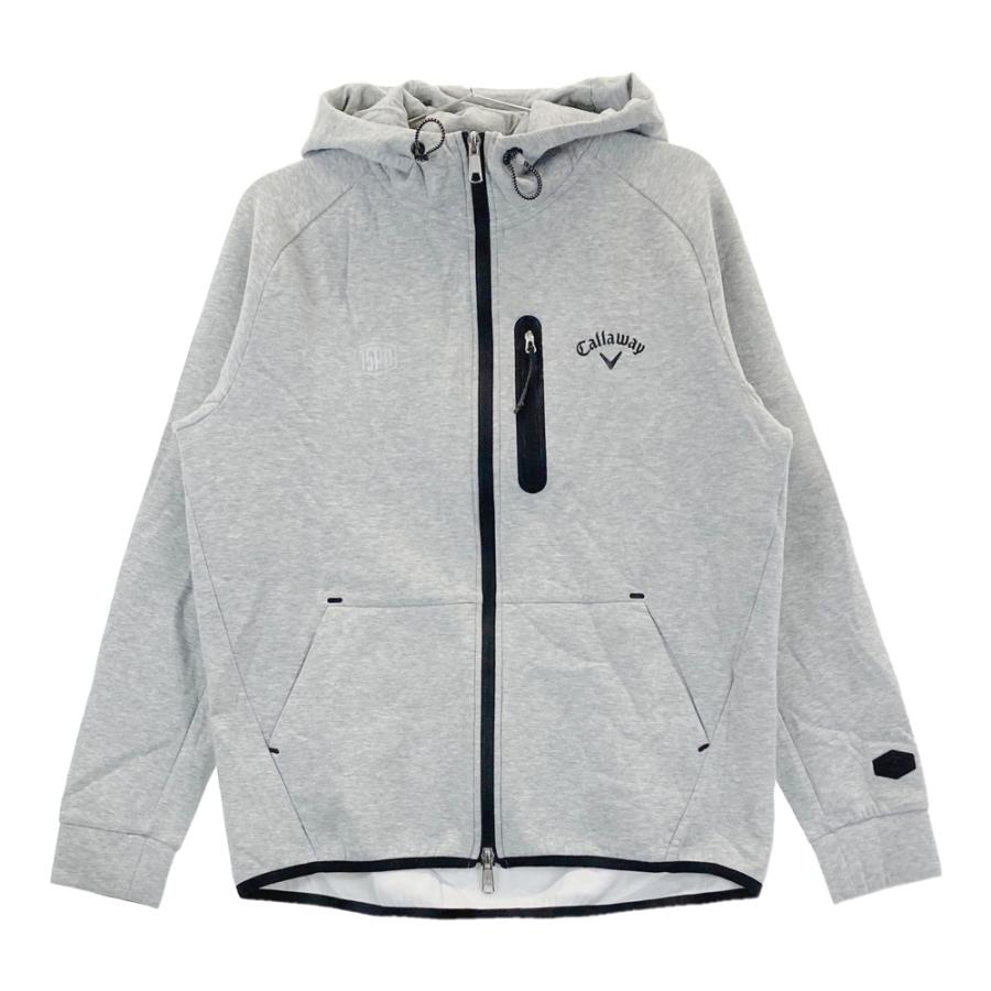 CALLAWAY キャロウェイ 長袖ジップパーカー グレー系 L ゴルフウェア