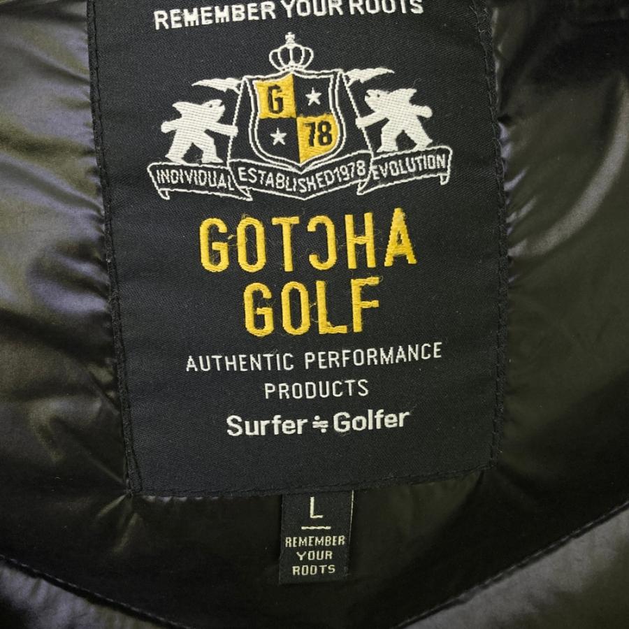 GOTCHA GOLF ガッチャゴルフ ダウンジャケット ブラック系 L ゴルフ
