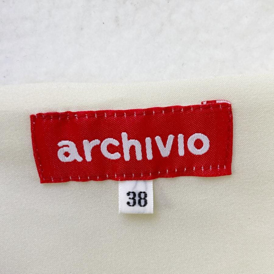 ARCHIVIO アルチビオ フリースジャケット ホワイト系 38 ゴルフウェア