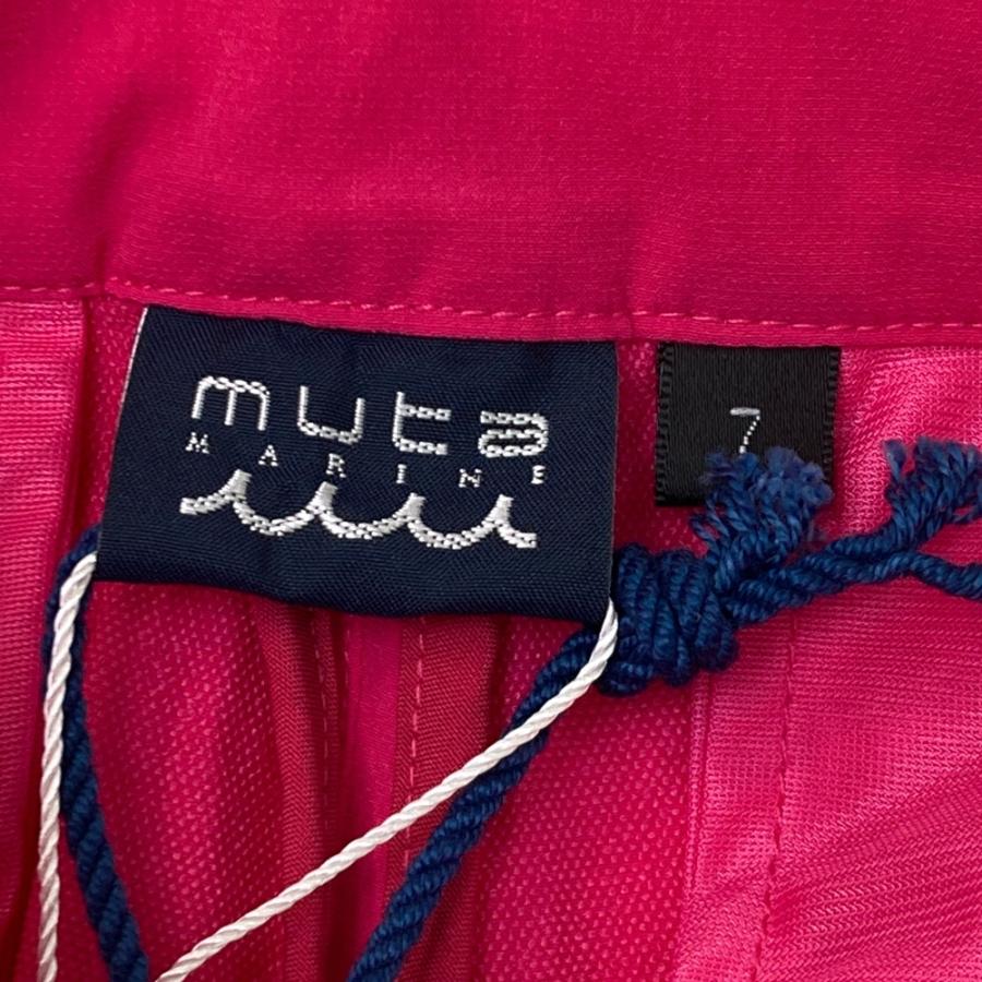 新品】MUTA MARINE ムータマリン ベルト付 ナイロンパンツ ピンク系 7