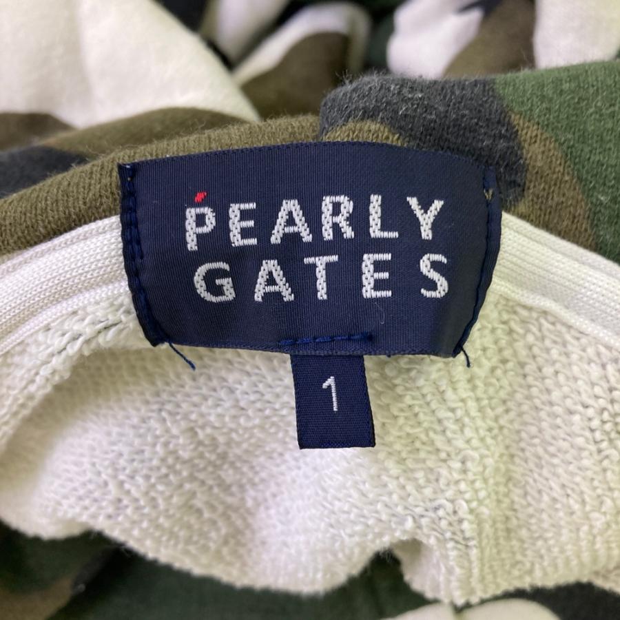 PEARLY GATES パーリーゲイツ ジップパーカー カモフラ柄 カーキ系 1