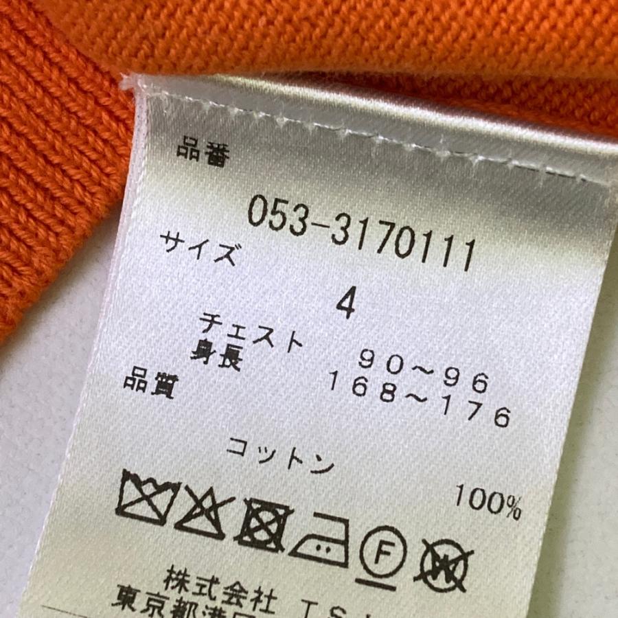 PEARLY GATES パーリーゲイツ コットンニット セーター オレンジ系 4