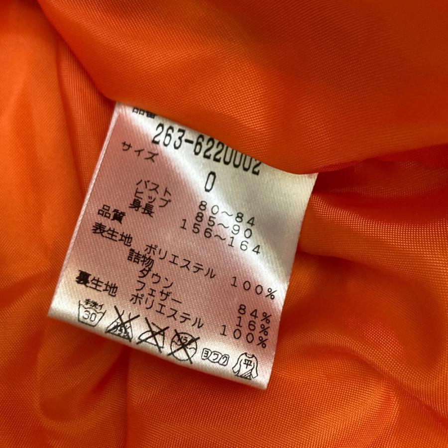 JACK BUNNY ジャックバニー 長袖ダウンジャケット オレンジ系 0 ゴルフ