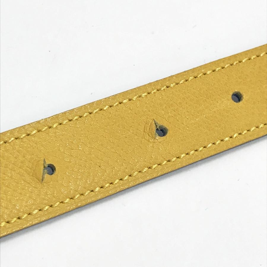 HERMES エルメス □A刻印 コンスタンス ミニ ベルト ブルー系 90