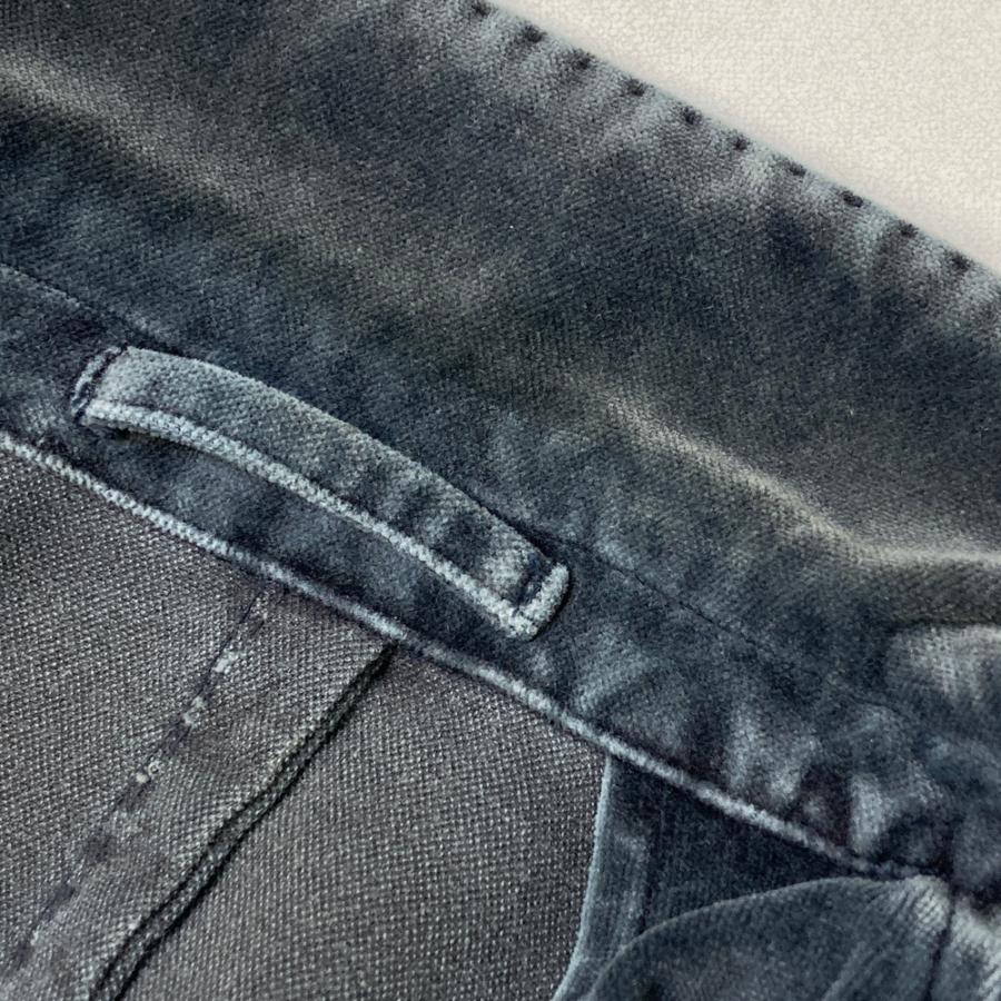 LARDINI ラルディーニ ベロアジャケット ブルー系 48 メンズ 