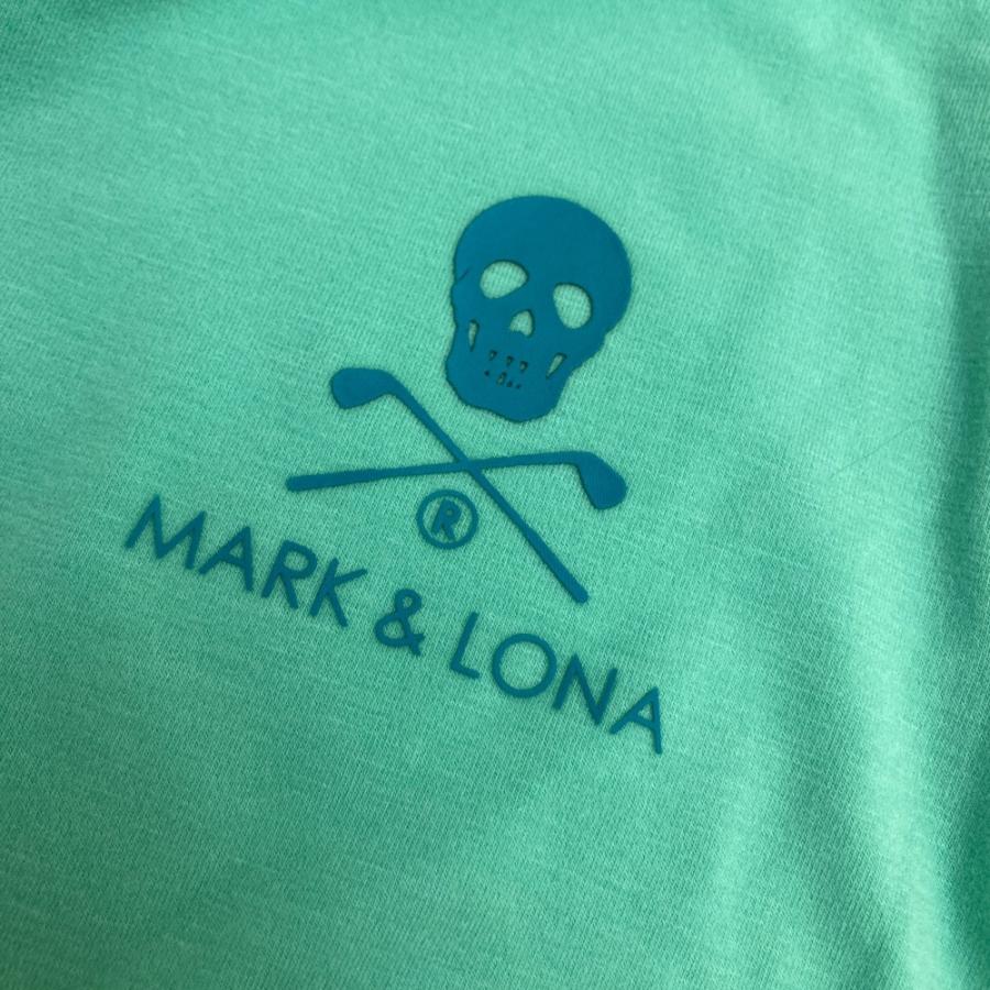 【新品】MARK\u0026LONA マークアンドロナ 2024年モデル ハイネック 長袖Tシャツ  グリーン系 38 ゴルフウェア レディース_3