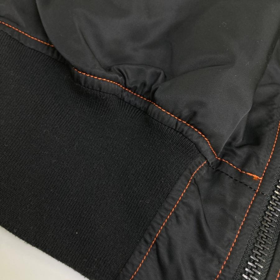 ALPHA INDUSTRIES アルファ インダストリーズ &times;MONKEY TIME フライトジャケット  ブラック系 MEDIUM メンズ