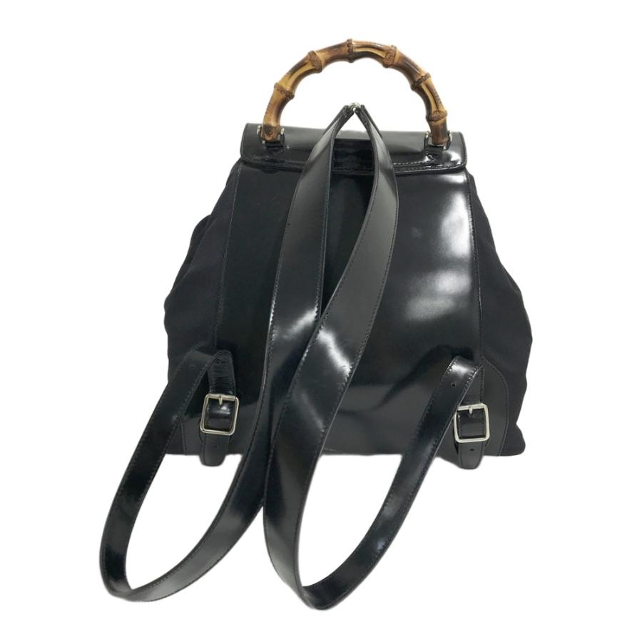 GUCCI グッチ 003・2058・0016・5 バンブー リュックサック ブラック系