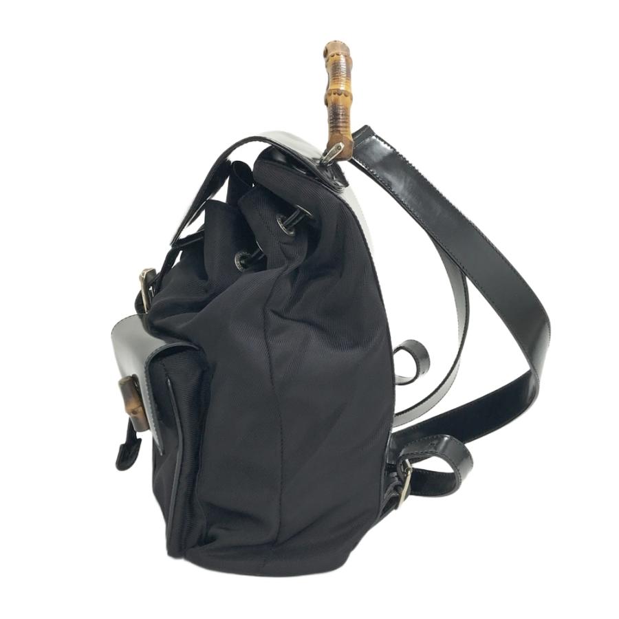 GUCCI グッチ 003・2058・0016・5 バンブー リュックサック ブラック系