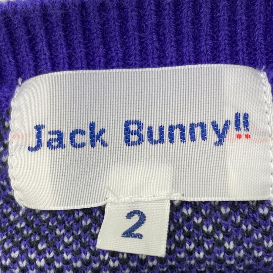 新品　ジャックバニー　ニット2 ドラえもん　パープル　定価14300円 Jack Bunny!!（ジャックバニー） JACK BUNNY ニットセーター