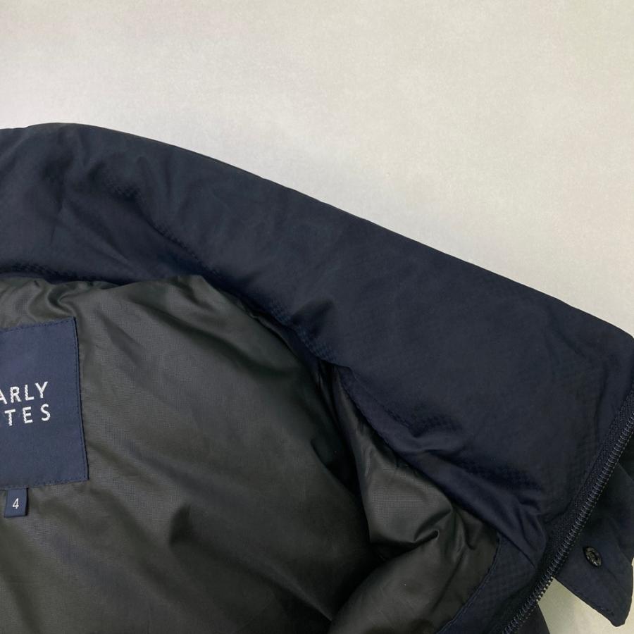 PEARLY GATES パーリーゲイツ 2way ダウン ジップベスト チェック 総柄