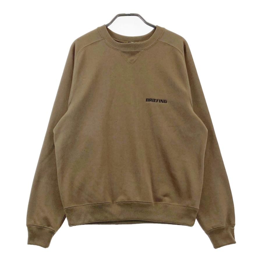 BRIEFING GOLF ブリーフィング ×mocT 長袖トレーナー ブラウン系 M 