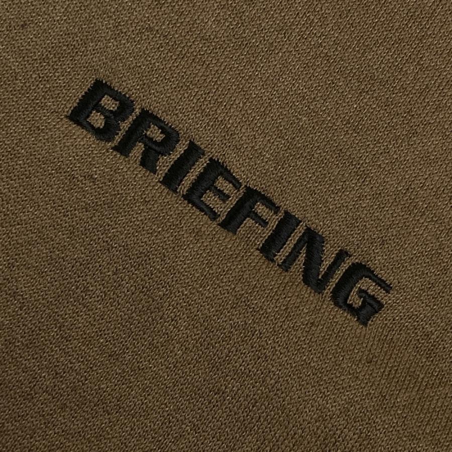 BRIEFING GOLF ブリーフィング ×mocT 長袖トレーナー ブラウン系 M 