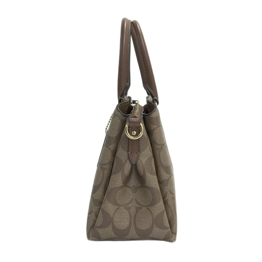 COACH コーチ F29434 2WAY ショルダーバッグ シグネチャー ベージュ系