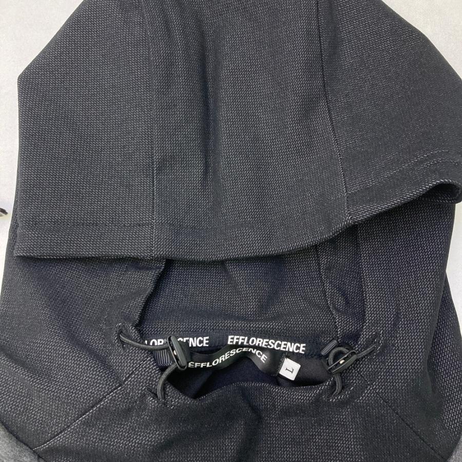 美品】EFFLORESCENCE エフロレッセンス 長袖パーカー グレー系 L