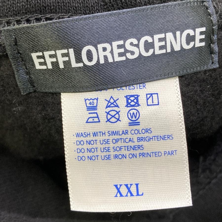 EFFLORESCENCE エフロレッセンス スウェットパーカー 裏起毛 ブラック