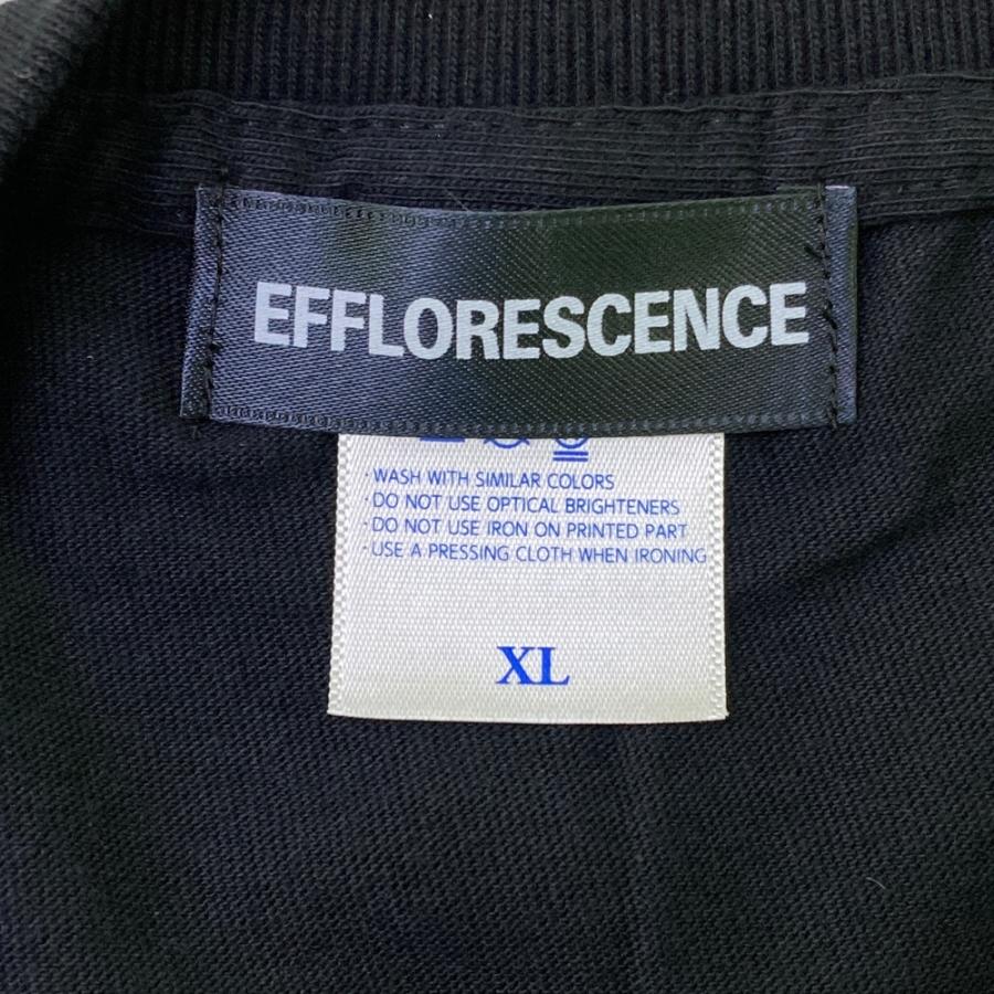 美品】EFFLORESCENCE エフロレッセンス 半袖Tシャツ ブラック系 XL