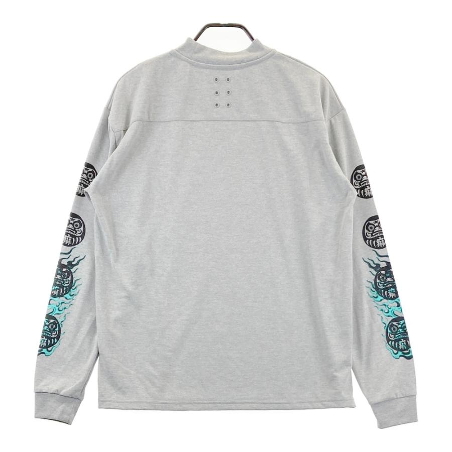 RUSSELUNO ラッセルノ モックネック 長袖Tシャツ インディーズプリント