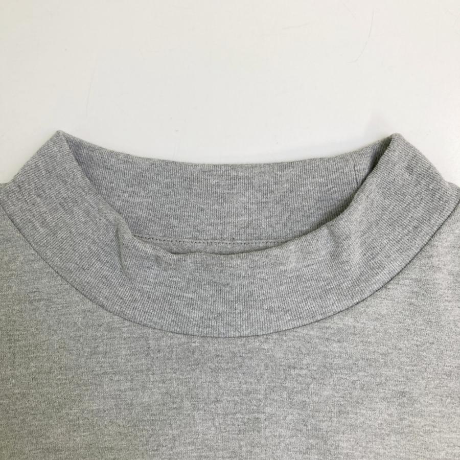 RUSSELUNO ラッセルノ モックネック 長袖Tシャツ インディーズプリント