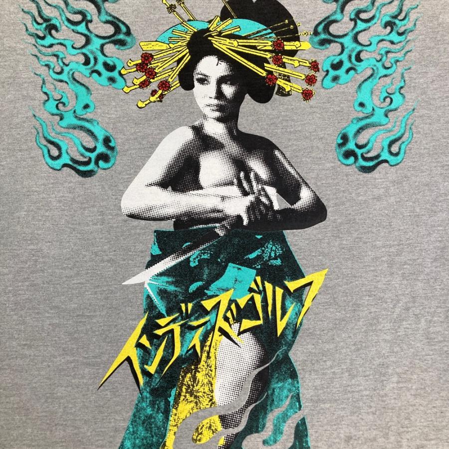 ラッセルノRUSSELUNOモックネック RUSSELUNO ラッセルノ モックネック 長袖Tシャツ インディーズプリント