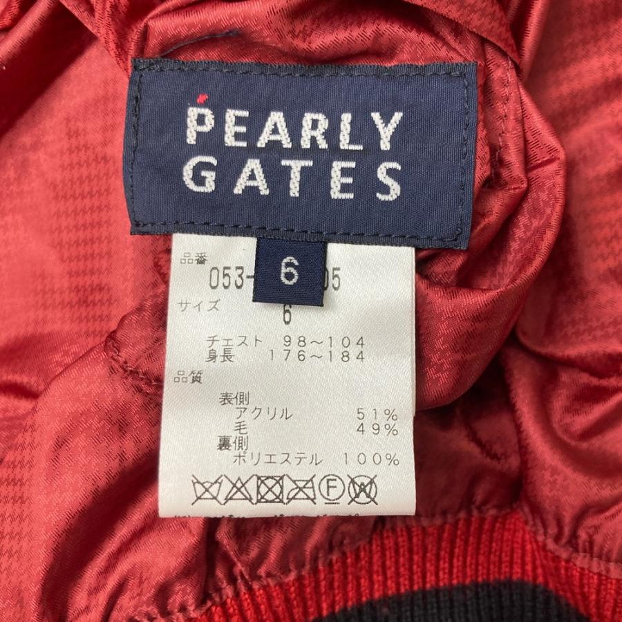 PEARLY GATES 赤 セーター サイズ6 【公式通販】